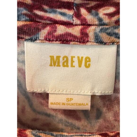 Maeve by Anthropologie Lilt Sleeveless Swing Dress in Red‎ Size Small Petite - Picture 4 of 5